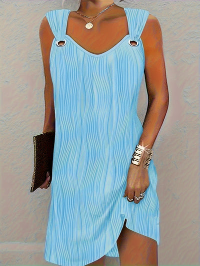 Alena | Striped Midi Dress