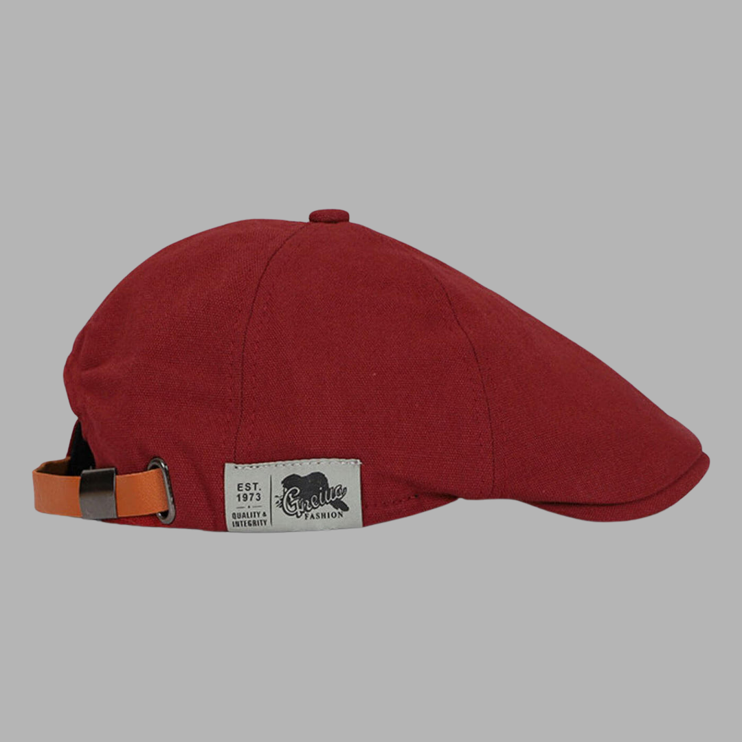 Tobias | Classic Black Newsboy Cap for the Style-Conscious