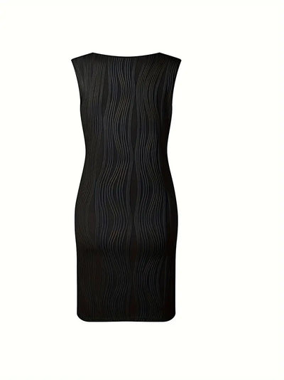 Alena | Striped Midi Dress