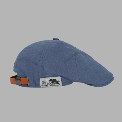 Tobias | Classic Black Newsboy Cap for the Style-Conscious