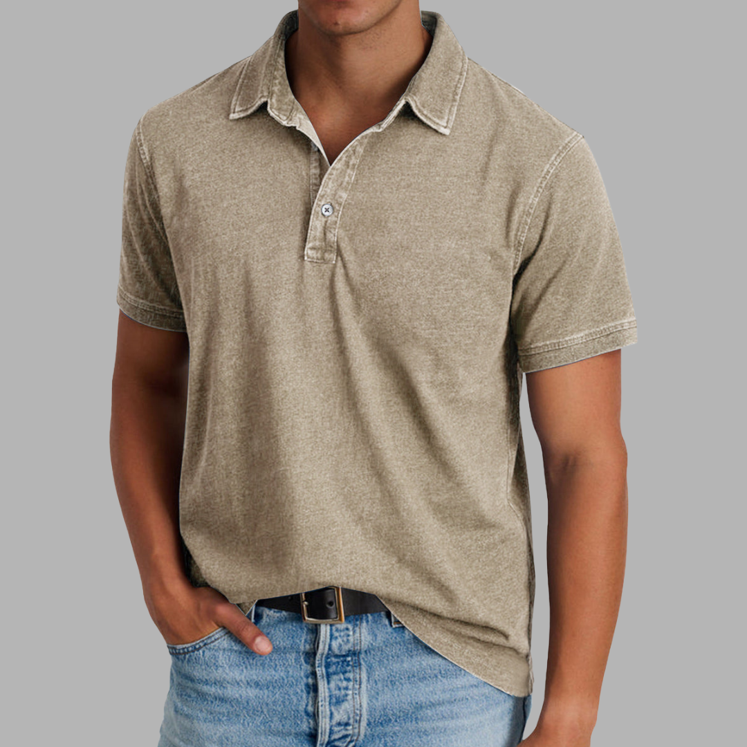 Benno | Soft Washed Polo for Comfort and Style