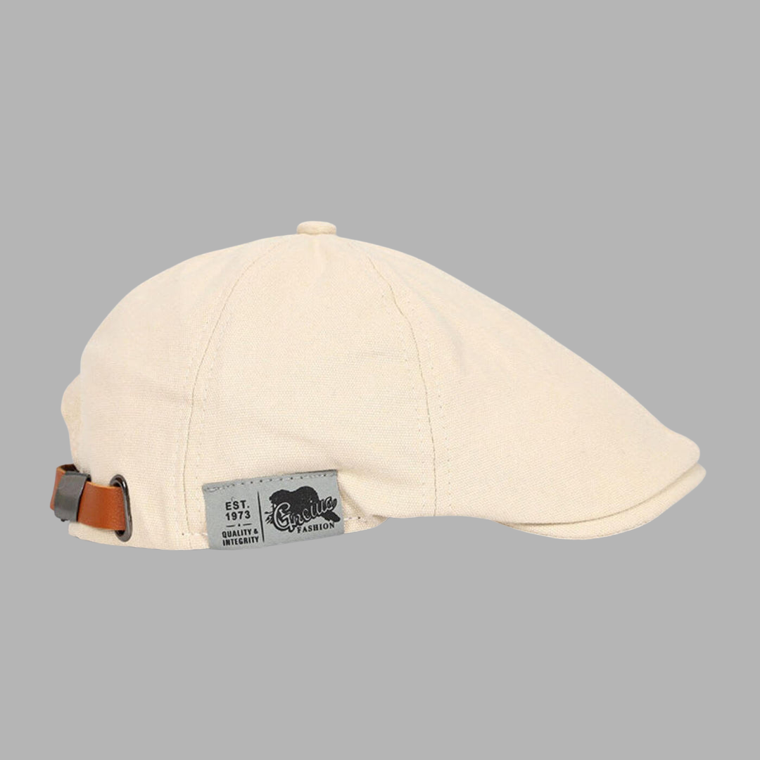 Tobias | Classic Black Newsboy Cap for the Style-Conscious
