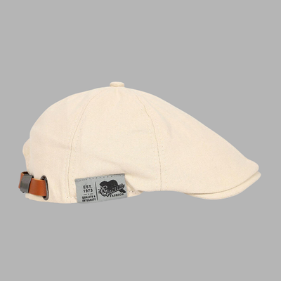 Tobias | Classic Black Newsboy Cap for the Style-Conscious