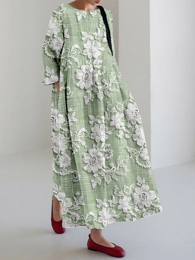 Anovia™ | Graceful Printed Dress