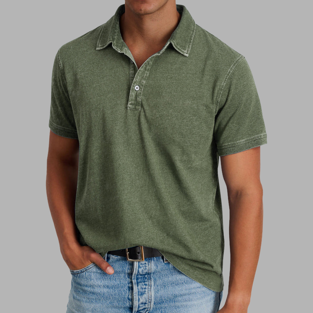Benno | Soft Washed Polo for Comfort and Style