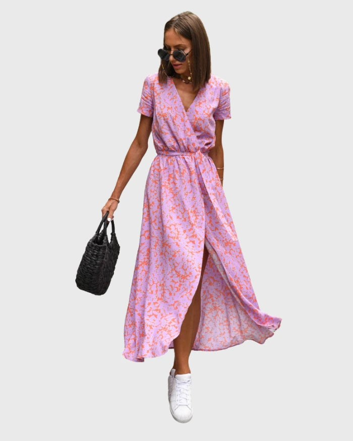 Sophia - Elegant Floral Dress