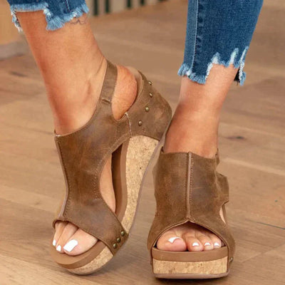 Madeline - Sandales compensées élégantes