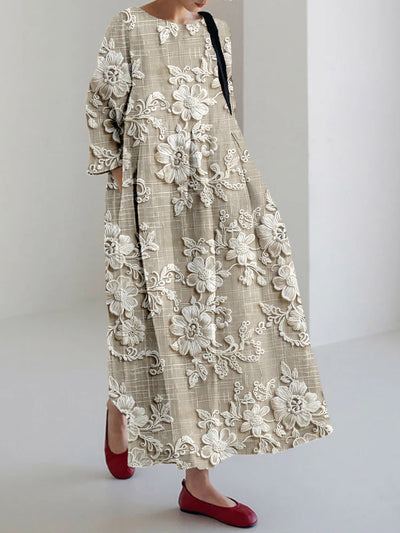 Anovia™ | Graceful Printed Dress