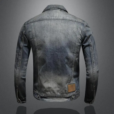 Theodor | Classic Stonewash Denim Jacket with Timeless Edge