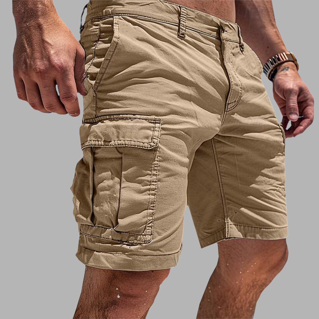 Lukas | Classic Cotton Cargo Shorts for Comfort and Functionality