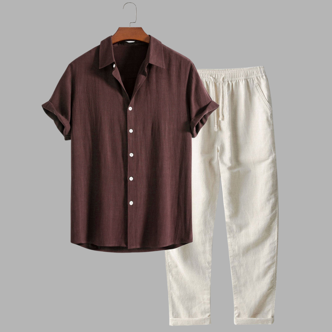 Viktor | Lightweight Linen Summer Set for Comfort and Style