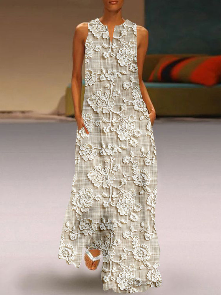 Alouette™ | Lace Printed Dress
