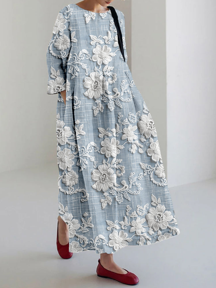 Anovia™ | Graceful Printed Dress