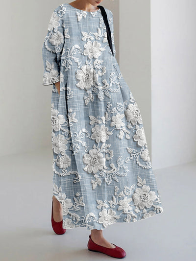 Anovia™ | Graceful Printed Dress
