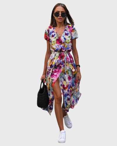 Sophia - Elegant Floral Dress