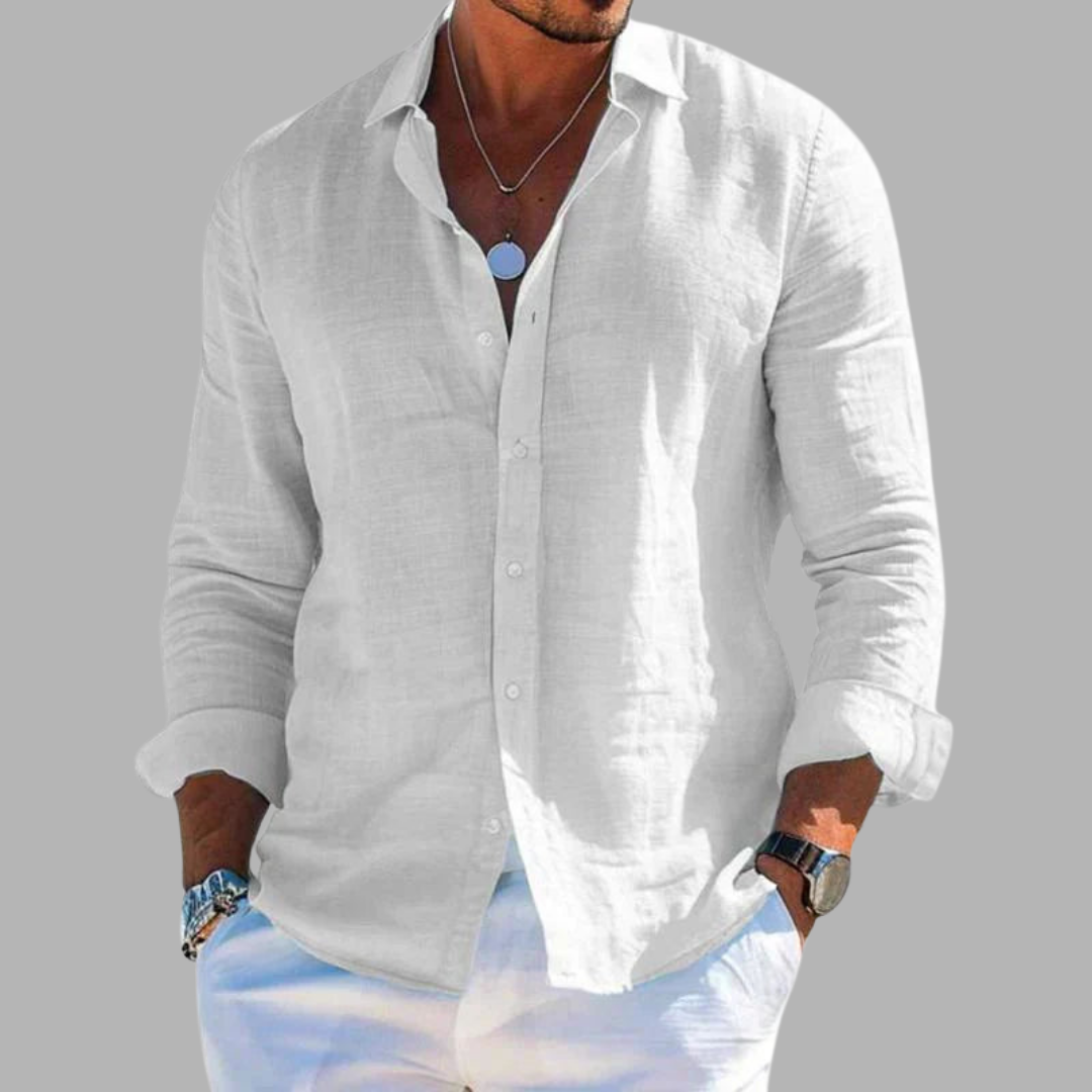 Florian | Elegant Linen-Cotton Shirt for Luxury and Comfort