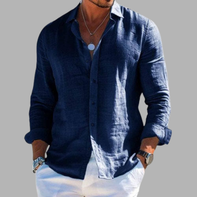 Florian | Elegant Linen-Cotton Shirt for Luxury and Comfort