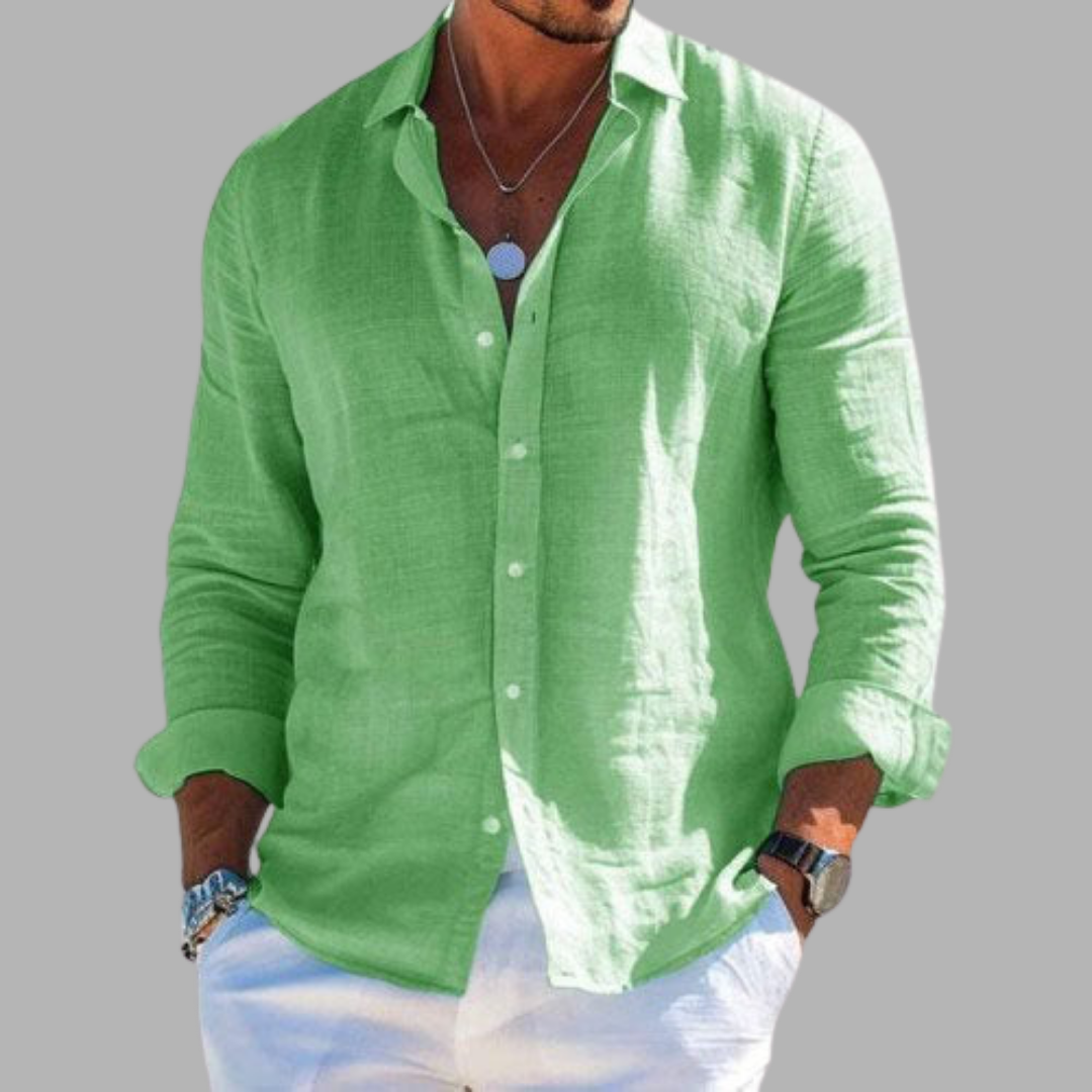 Florian | Elegant Linen-Cotton Shirt for Luxury and Comfort