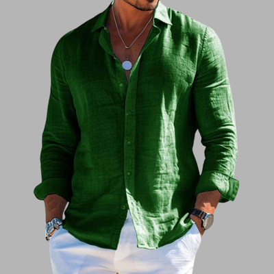 Florian | Elegant Linen-Cotton Shirt for Luxury and Comfort