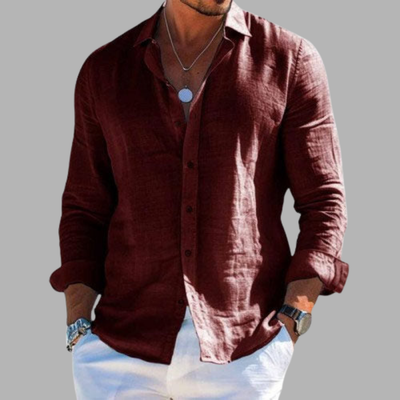Florian | Elegant Linen-Cotton Shirt for Luxury and Comfort