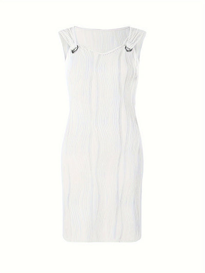 Alena | Striped Midi Dress