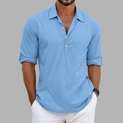 Elias | Elegant Linen-Cotton Shirt for Luxury and Comfort