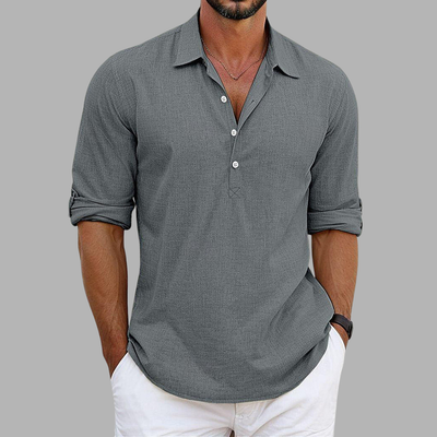 Elias | Elegant Linen-Cotton Shirt for Luxury and Comfort