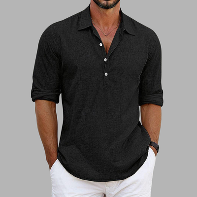 Elias | Elegant Linen-Cotton Shirt for Luxury and Comfort