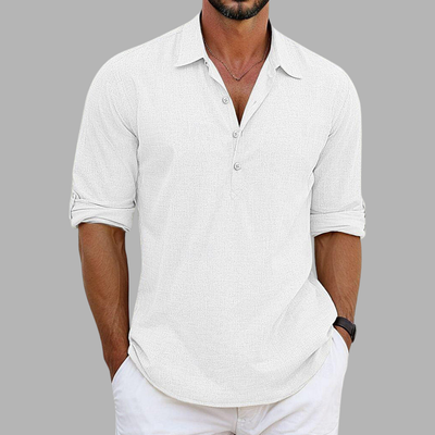 Elias | Elegant Linen-Cotton Shirt for Luxury and Comfort
