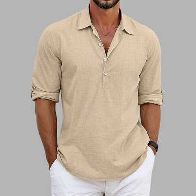 Elias | Elegant Linen-Cotton Shirt for Luxury and Comfort