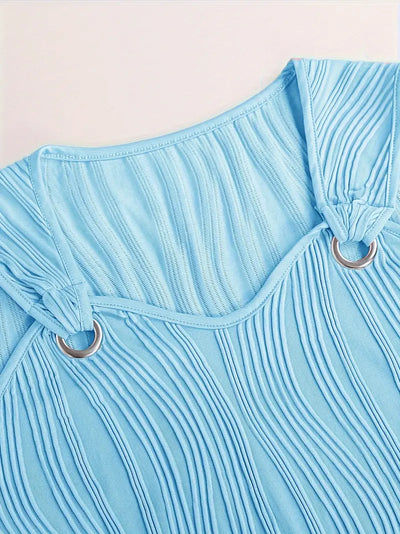 Alena | Striped Midi Dress