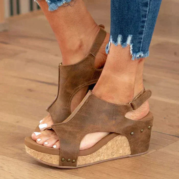 Madeline - Sandales compensées élégantes