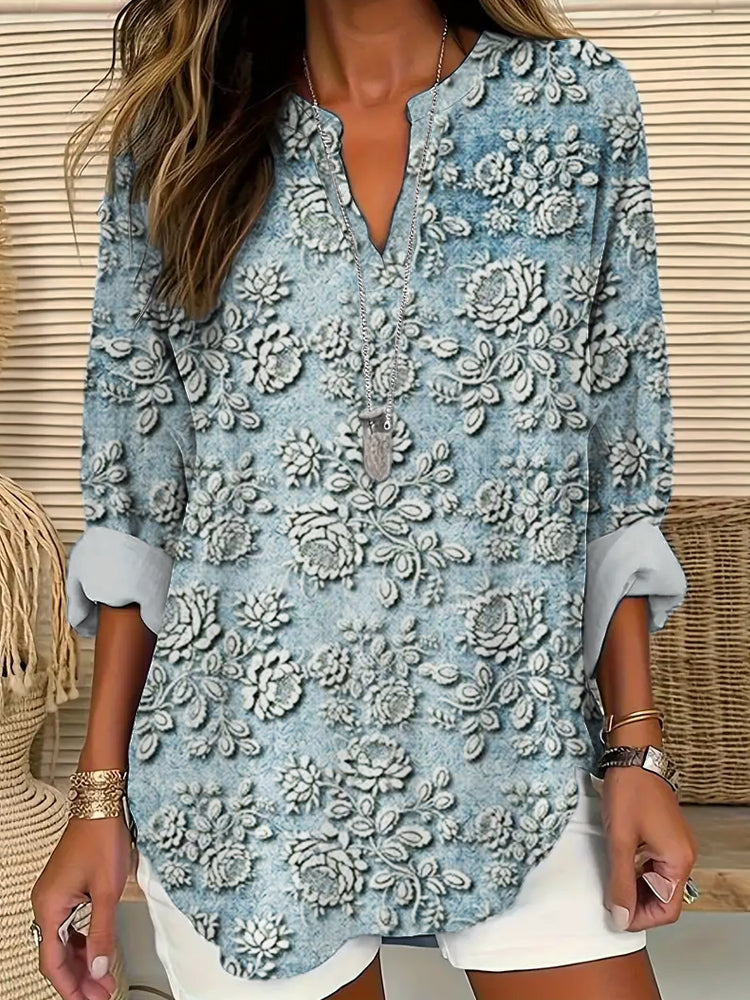 Marvella™ | Petal Mist Printed Blouse