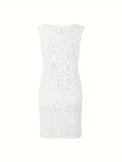 Alena | Striped Midi Dress