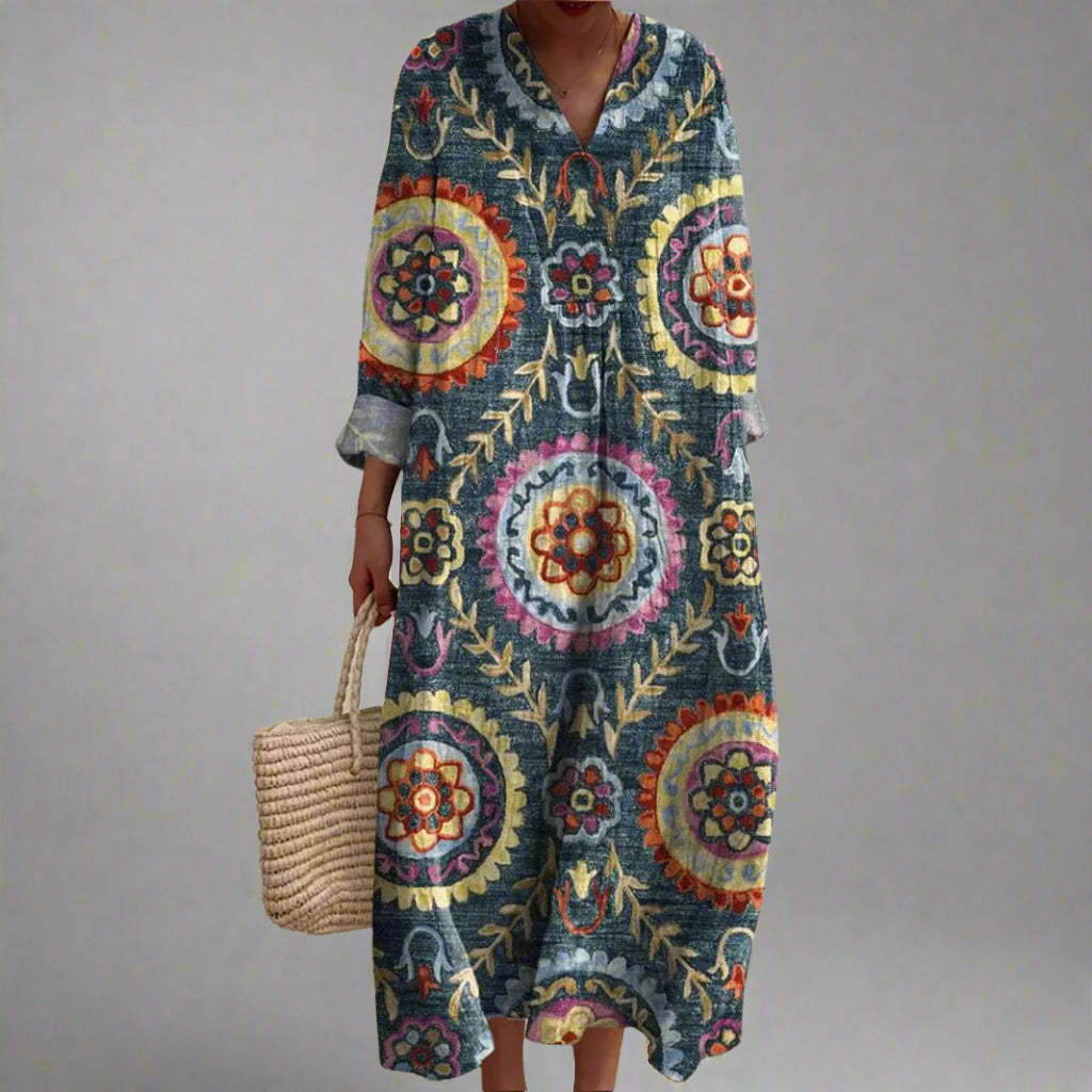 Lanira™ | Elegant Geometric Dress