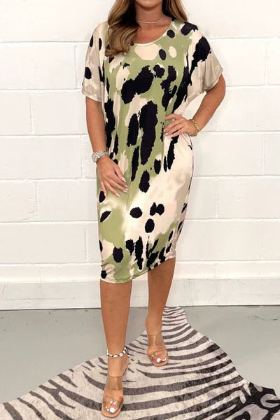 Louisa™ - Leopard Print Loose Casual Dress