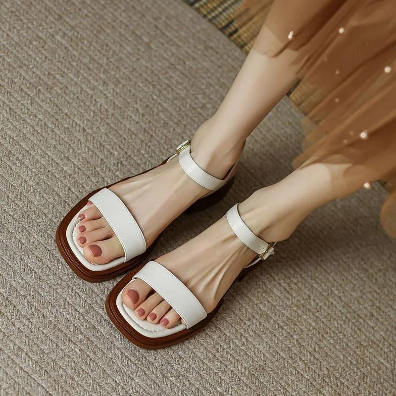 LINDY | ESLEGANT LEATHER SANDALS