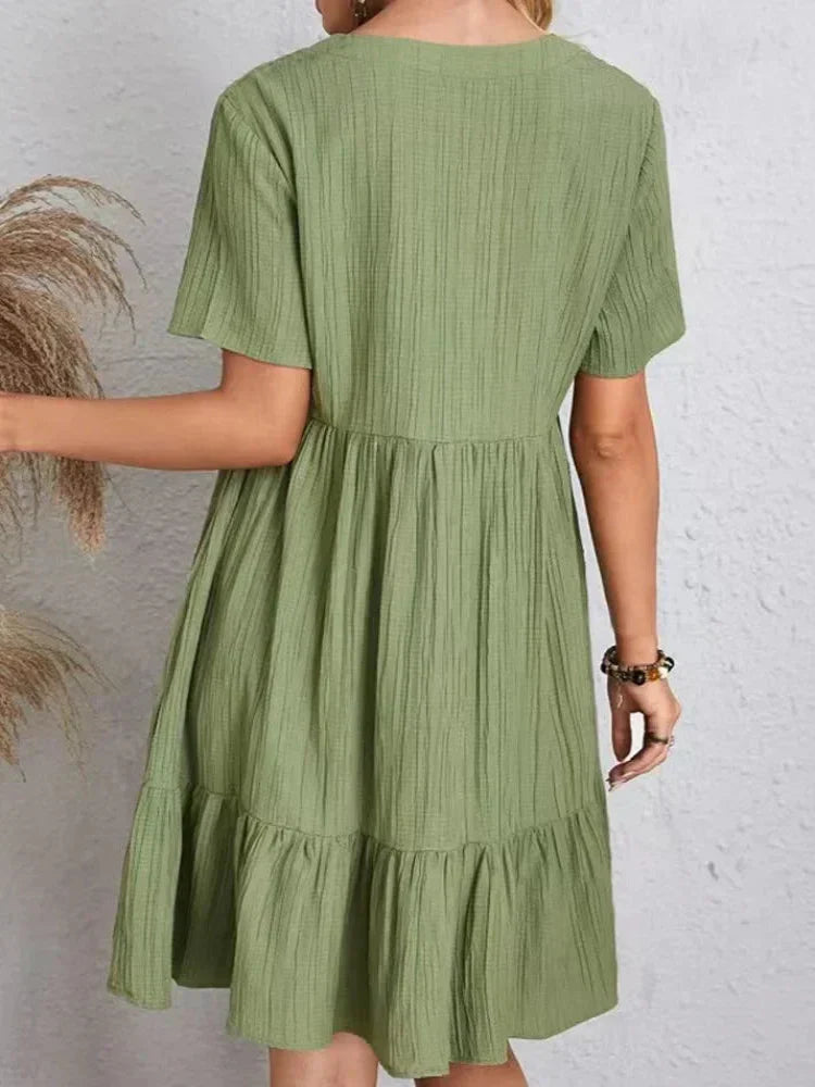 Orlanda™ - Elegant Dress with Belly Cover