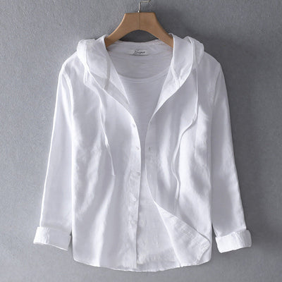 Tirok | Hooded cotton blouse