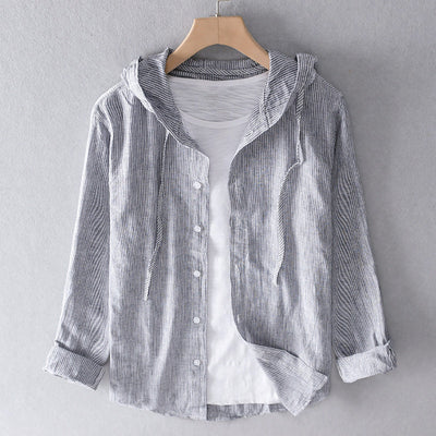 Tirok | Hooded cotton blouse