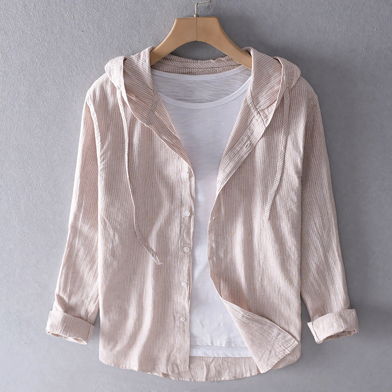 Tirok | Hooded cotton blouse