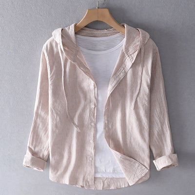 Tirok | Hooded cotton blouse