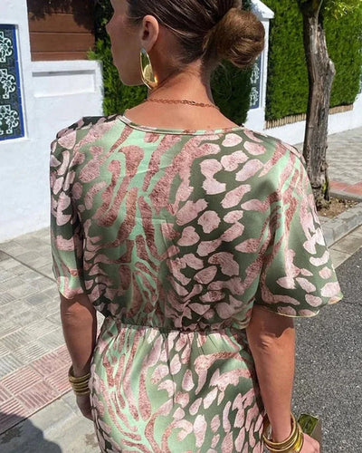 Gloria | Elegant Printed Dress