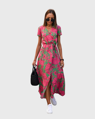 Sophia - Elegant Floral Dress