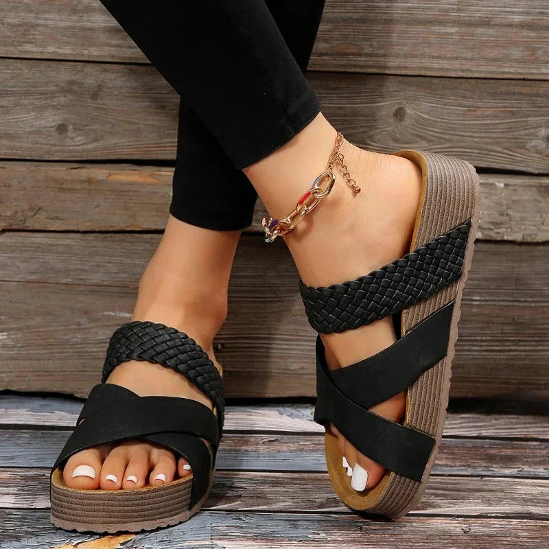 KAIA | NON-SLIP PLATFORM ORTHOPEDIC SANDALS