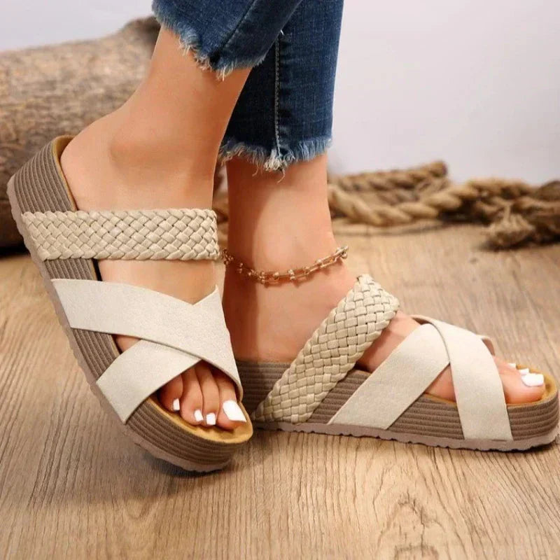 LEONA | NON-SLIP PLATFORM ORTHOPEDIC SANDALS